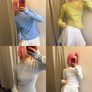 《银河换乘》美式休闲运动山系打底骑行显瘦速干防晒短上衣长袖t