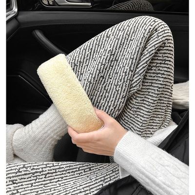 大码零下可外穿加绒加厚雪尼尔阔腿裤男女款秋冬季特厚羊羔绒裤子