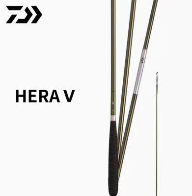 DAIWA达亿瓦23新款黑拉 HERA V超轻并继竿鲫鱼竿插节竿硬式先调子