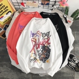 8531-P38圆领套头卫衣男韩版潮流宽松情侣装ins超火港风打底衫，男装卫衣，电商D310（原电商305）