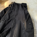 JK581-P95日系机能工装夹克男宽松户外连帽防风冲锋衣外套，男装夹克，电商D310（原电商305）