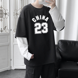 中性风8566-P45男士卫衣春秋季2022新款潮流百搭ins宽松圆领，男装卫衣，电商D310（原电商305）