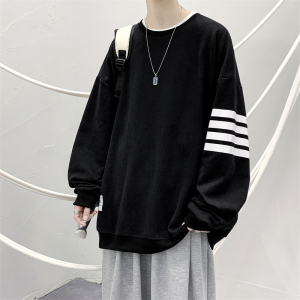 81514-P55卫衣男春季大码宽松衣服男装ins潮流圆领外套春秋潮牌图片