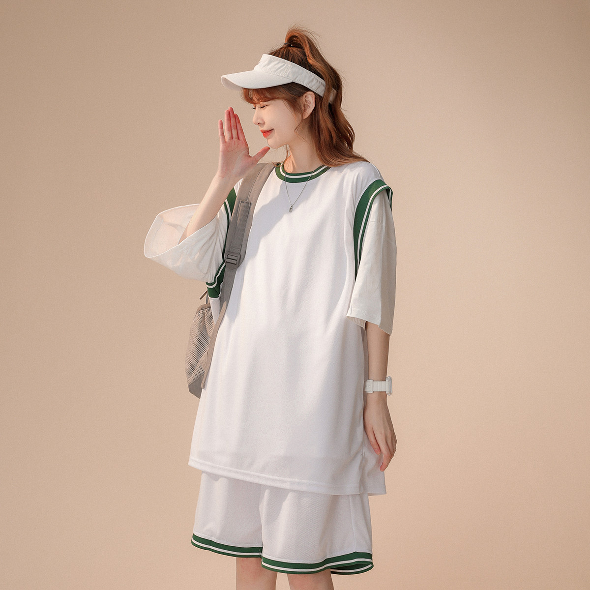 中性TZ01-P40薄款男士t恤上衣服潮流港风篮球背心体恤运动套装,男装T恤,电商D310（原电商305）