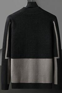 78909-P65针织开衫男春秋季新款潮流ins休闲男士毛衣外套男款图片