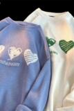 M802-P55圆领毛衣男潮流ins港风宽松慵懒针织衫韩版情侣毛线衣，男装针织衫/毛衣，电商D310（原电商305）