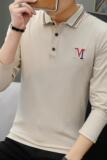 6630polo衫翻领韩版潮流青年潮牌打底衫秋季男士长袖T恤，男装卫衣，电商D310（原电商305）