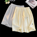 HK222-P39港风短裤运动休闲裤男女夏季新款钢印宽松直筒情侣，男装休闲裤，电商D310（原电商305）