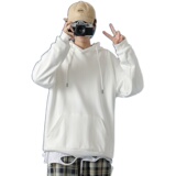 8552-P40纯色连帽卫衣男士潮牌衣服宽松休闲学生外套，女装卫衣/绒衫，电商D310（原电商305）