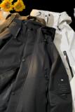 JK581-P95日系机能工装夹克男宽松户外连帽防风冲锋衣外套，男装夹克，电商D310（原电商305）