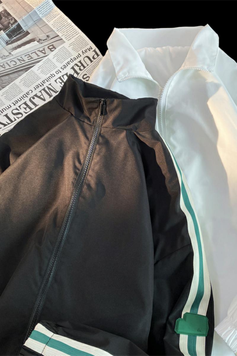 JK502-P65夹克男士秋季新款潮牌ins美式棒球服宽松情侣港风外套,男装夹克,电商D310（原电商305）