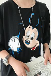 2939-P30夏季男士t恤打底衫简约百搭短袖宽松半袖纯棉ins情侣装图片