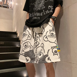 5030-P38休闲短裤男夏季薄款潮牌运动中裤潮流宽松裤子港风，男装休闲裤，电商D310（原电商305）