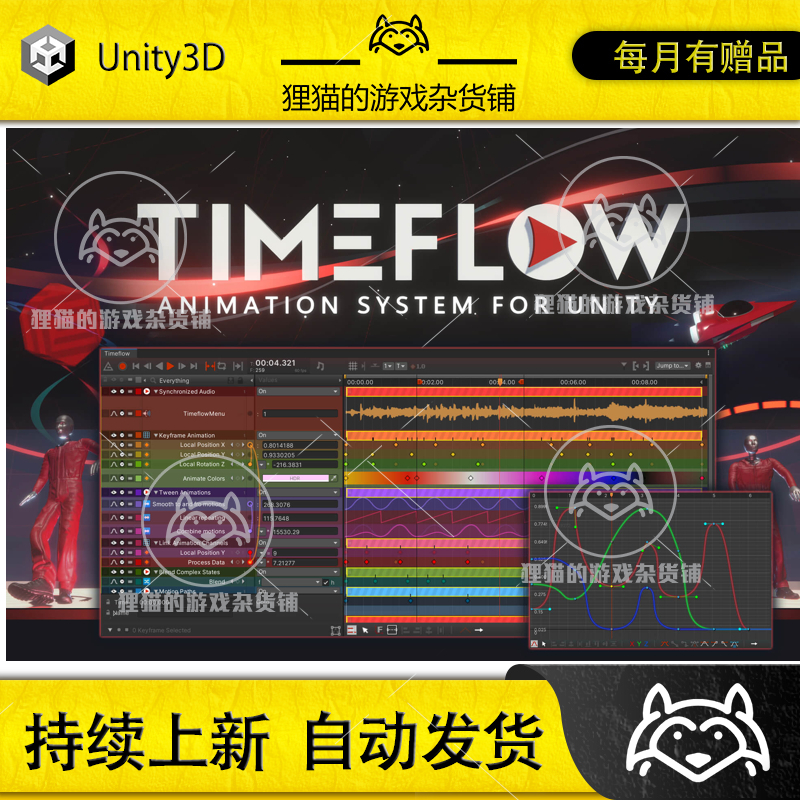 Unity Timeflow Animation System 1.8.3 包更新 时间轴动画系统