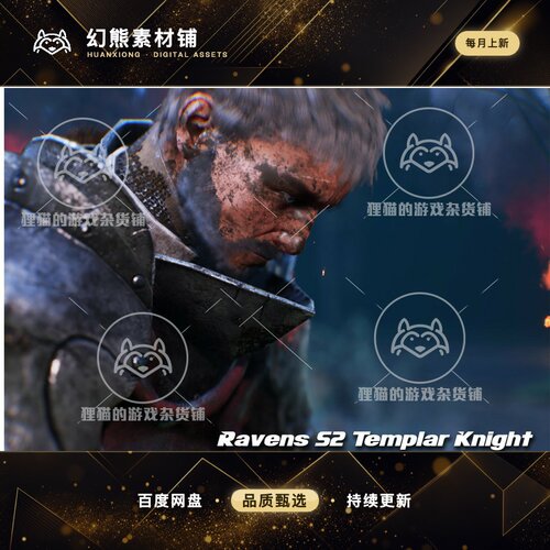 Unity Ravens S2 Templar Knight 高清骑士模型 1.1