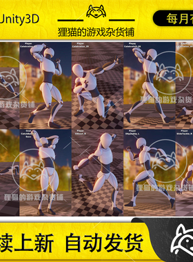 Unity AA Soccer Mega Animations Pack 1.0 包更 动补进球动画包