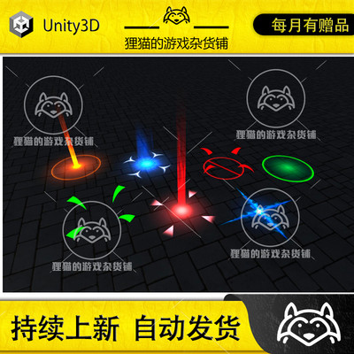 Unity Map Track Markers VFX 2 1.1 鼠标追踪点击效果