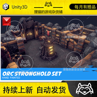 Unity Orc Stronghold Dungeon Set - Hand Painted Series 1.4