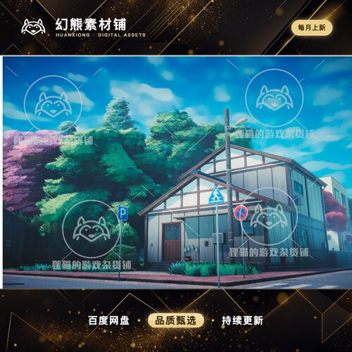 Unity Japan Village 1.0 风格化日本宁静小镇场景URPHDRP