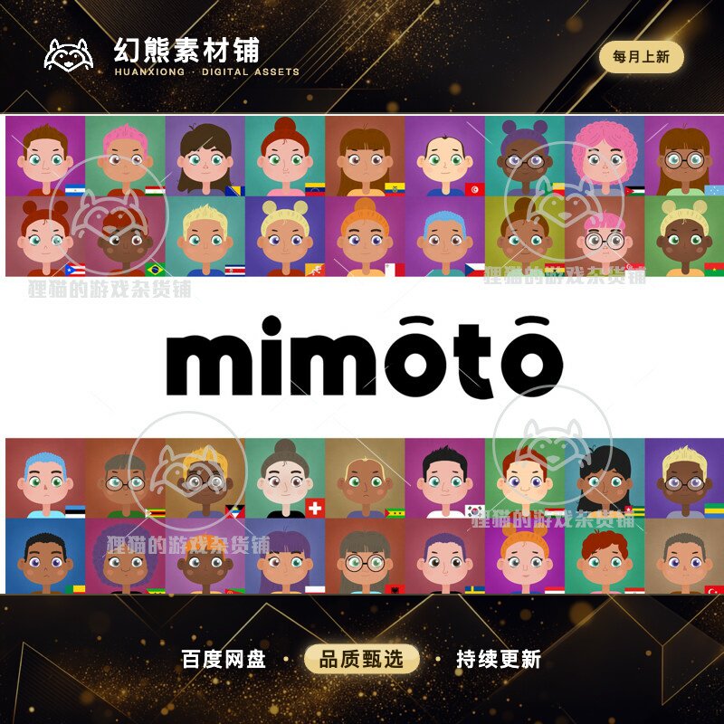 Unity Mimoto Character Generator 1.0.1 人物随机背景信息插件