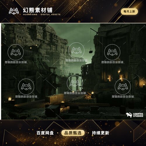 Unity Dwarven Dungeon Throne Room 1.0 矮人洞窟场景URP/HDRP