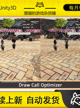 Unity Draw Call Optimizer Just One Click 2.7.2  优化工具