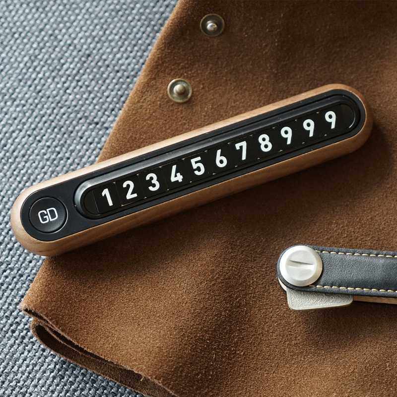 汽车载创意临时停车上挪车电话牌号码小留用手机内移车牌子数字卡