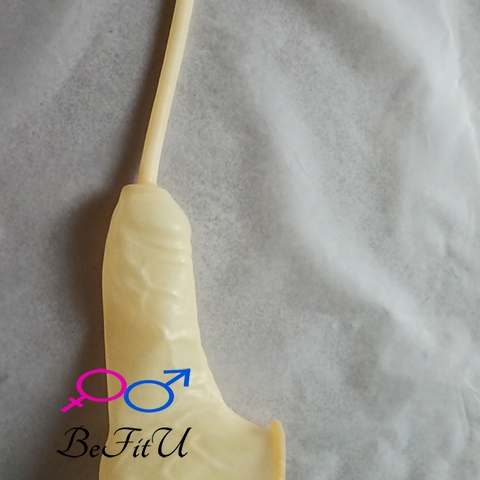 D款带管子卷边皮套长管一次成型均码D-乳胶丁套J套配件latex蛋套