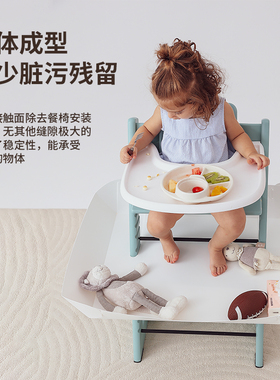 TT成长椅餐椅托盘吃饭神器接饭板训练自主进食防脏托盘catchy平替