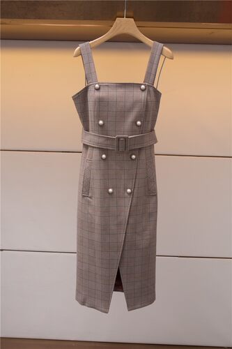 高版本高品质孤品特卖SNHNSI吊带裙子K1402801-连衣裙4680元秒P11