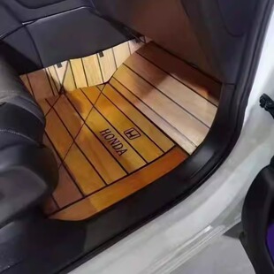 适用斯柯达明锐速派科迪亚克GT宝沃BX7讴歌MDX RDX游艇木地板脚垫
