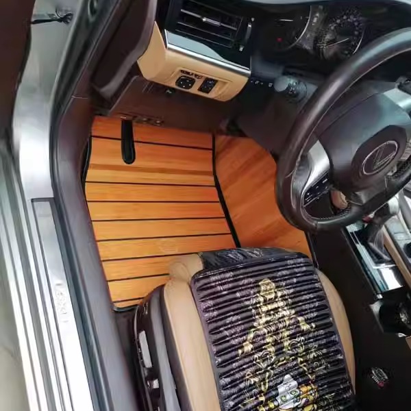 适用雷克萨斯木地板脚垫