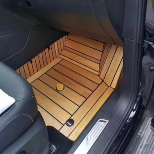 适用大众 揽镜途昂夏朗 揽境 威然ID6x途观L 途安L途锐游艇木脚垫