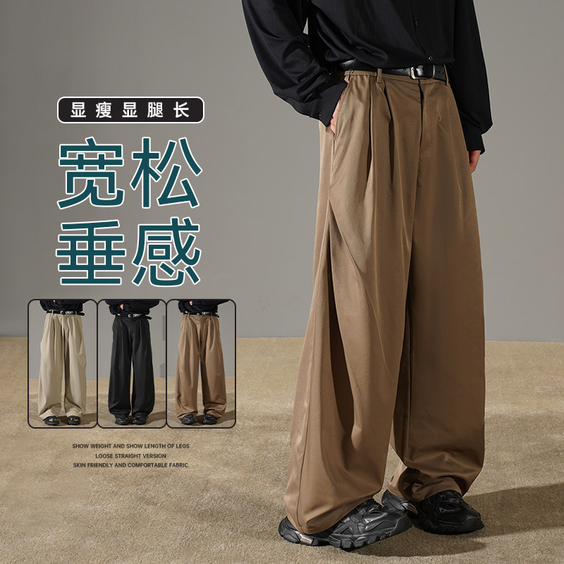 春夏弯刀裤男士休闲裤斜纹西裤cleanfit伞兵裤高街 AK53-P58图片