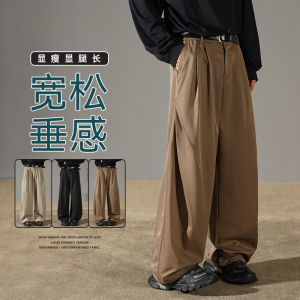 春夏弯刀裤男士休闲裤斜纹西裤cleanfit伞兵裤高街 AK53-P58图片
