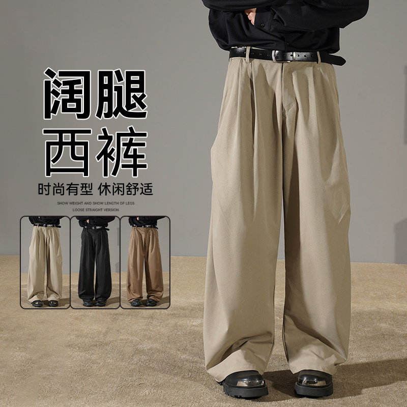 春夏弯刀裤男士潮流休闲裤斜纹西裤cleanfit伞兵裤高街 AK53-P58图片