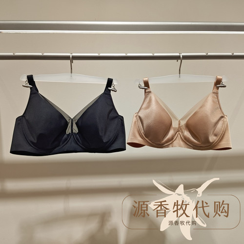 爱慕慕澜26春夏光影软托3/4薄模杯大胸显小女士内衣文胸 AD110661