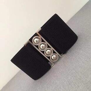 韩版 配饰裙子松紧腰封宽窄弹力皮带细腰带女士腰带 女装