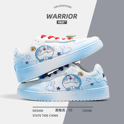 回力小白鞋DIY涂鸦【叮当猫】