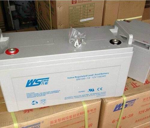 WSONG万松蓄电池SN120-12消防柜UPS电源12V120AH直流屏机房免维护