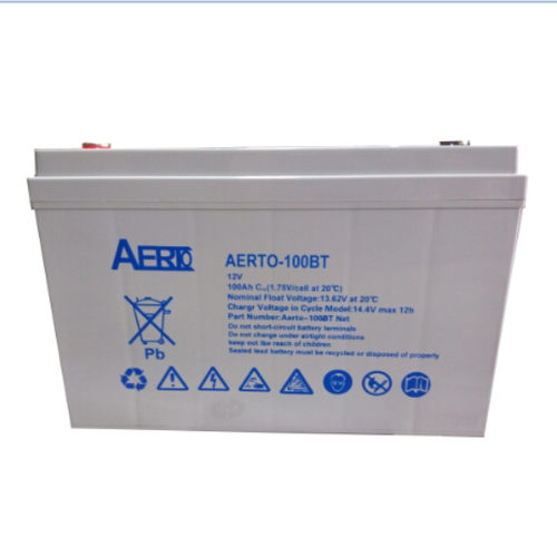 德国艾亚特 12V100AH蓄电池 UPS电源12V 100AH AERTO-100BT 包邮