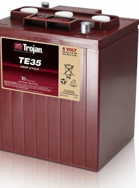 Trojan蓄电池TE35美国邱健6V245AH洗地机 垛板叉车升降机