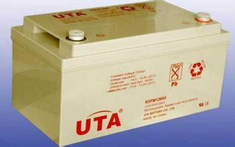UTA蓄电池6GFM12650,12V65AH质保三年UPS/EPS直流屏专用包邮