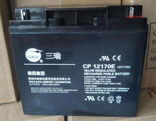 三瑞蓄电池CP12170通讯机房家用光伏系统计算机应急电源12V17AH