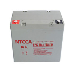 UPS电源12V55AH 铅酸电瓶免维护 EPS应急 NTCCA恩科蓄电池NP12