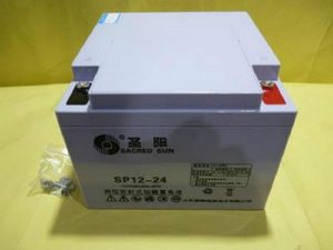 圣阳蓄电池SP12-24FR现货正品包邮12V24AH 消防主机UPS电源直流屏