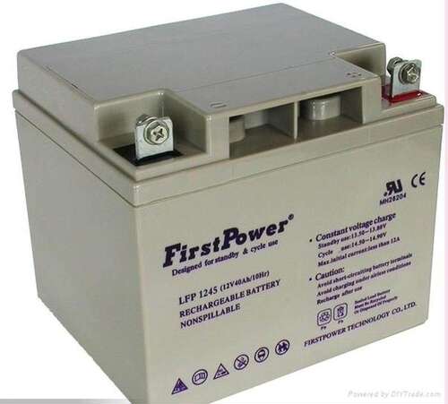 Firstpower一电蓄电池LFP1245 UPS电源系统12V45AH 光伏发电 铅酸