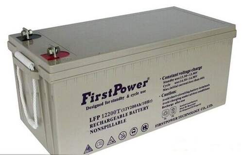 Firstpower一电蓄电池FP122000太阳能发电12V200AH铅酸阀控免维护