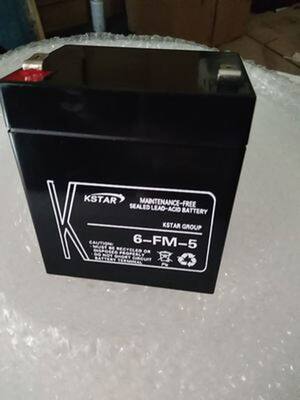 KSTAR科士达蓄电池6-FM-5精密仪器设备电源12V5AH 铅酸电瓶免维护