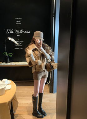 NSS COLLECTION 1/9 20:00pm“奶油泡芙”羊羔毛披肩马甲外套